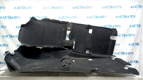 Front floor covering for Lexus NX200t NX300 15-21 Base, black, dry-cleanable