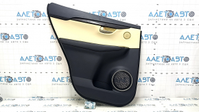 Rear left door panel for Lexus NX200t NX300h 15-17, black with beige insert, black leather armrest