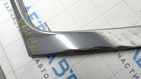 Upper rear left door molding for Kia Sportage 17-22, chrome, scratches, broken fastener, fastener peeled off