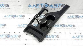 Kia Sportage 17-19 center console trim with cup holders, black and gray, FWD, scratches