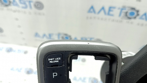 Kia Sportage 17-19 center console trim with cup holders, black and gray, FWD, scratches