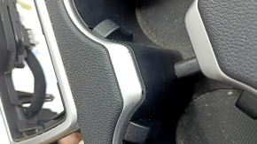 Kia Sportage 17-19 center console trim with cup holders, black and gray, FWD, scratches