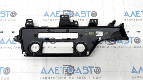 Kia Sportage 17-22 front climate control panel trim, graphite, under manual, scratches
