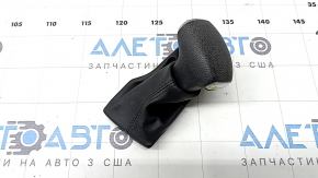Kia Sportage 17-22 black rubber gear knob with cover, ready for cleaning