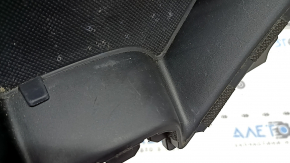 Front upper center console trim for Kia Sportage 17-22, black, 2 pieces, no wiring, scratches