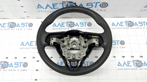 Kia Sportage 17-19 bare steering wheel, black rubber, no pads, needs cleaning