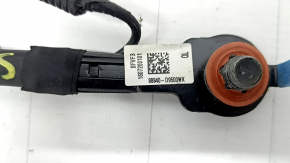 Kia Sportage 17-22 passenger seat belt latch, black, with sensor
