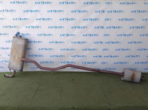 Volvo XC90 16-18 T6 rear exhaust pipe with resonator, rusty, stud sawed off