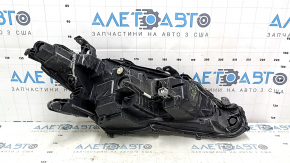 Left front headlight Toyota Camry v70 18-18 halogen + LED, crack in mount, cracked housing