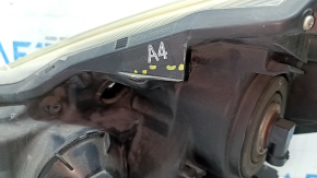 Right front headlight for Toyota Prius V 15-17, restyling, halogen, broken mounts, scratches