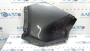 Left rear bumper, bare, Toyota Rav4 19-24, graphite