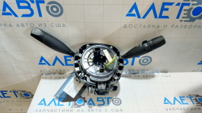 Jeep Cherokee KL 14-23 steering wheel assembly with a guitar and a turn sensor, for a heated steering wheel, with the connectors cut off.