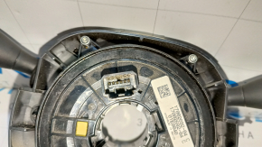 Jeep Cherokee KL 14-23 steering wheel assembly with a guitar and a turn sensor, for a heated steering wheel, with the connectors cut off.