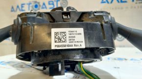 Jeep Cherokee KL 14-23 steering wheel assembly with a guitar and a turn sensor, for a heated steering wheel, with the connectors cut off.