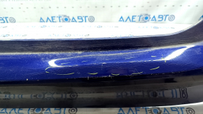 Rear bumper bare Toyota Camry v70 18-24 L/LE/XLE without parking sensors, blue, dented