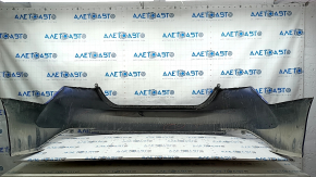 Rear bumper bare Toyota Camry v70 18-24 L/LE/XLE without parking sensors, blue, dented
