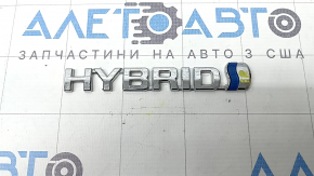 Emblem inscription "Hybrid" wing right Toyota Rav4 19-