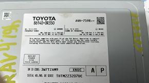Toyota Rav4 19-22 7" Pioneer Monitor, Display, Navigation, Scratches, Air Under Glass