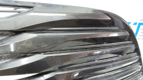 Toyota Camry v70 18-20 L/LE USA hybrid front bumper lower grille, no hook, no fog lights, broken fasteners, non-factory holes, sand