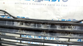 Toyota Camry v70 18-20 L/LE USA hybrid front bumper lower grille, no hook, no fog lights, broken fasteners, non-factory holes, sand