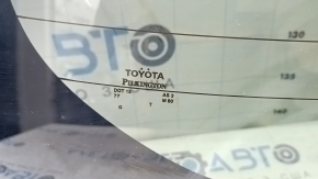 Rear window of the Toyota Rav4 19-24 trunk door, tinted, scratches on the glass