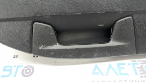 Lower tailgate trim for Toyota Rav4 19-24, black, with handle, scratches, dents