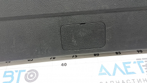 Lower tailgate trim for Toyota Rav4 19-24, black, with handle, scratches, dents