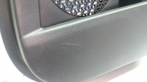Rear right door panel for Nissan Ariya 23-25, black leather, black leather insert, black leather armrest, scratch