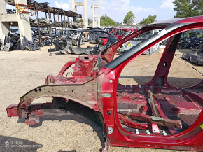 Front left quarter panel Toyota Highlander 20-22 3.5 red 3T3, on the body