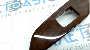 Rear right window lift control trim panel for Lexus RX350 RX450h 10-15, light wood finish, worn