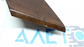 Front right window lift control trim for Lexus RX350 RX450h 10-15, light wood finish, chipped