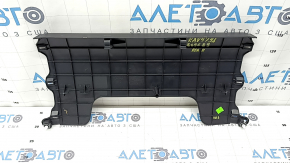 Rear center floor lining for Toyota Rav4 19-24 hybrid, black, scratches, whitened plastic