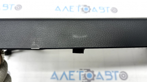 Rear center floor lining for Toyota Rav4 19-24 hybrid, black, scratches, whitened plastic