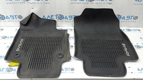 Set of floor mats for Toyota Rav4 19-24 rubber, black