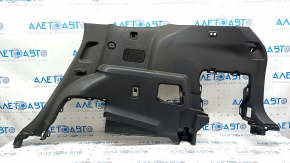 Right arch trim for Toyota Highlander 20-25, black, without cap, scratches