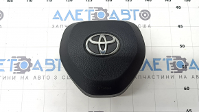Black steering wheel airbag for the Toyota Rav4 19-24 driver's side