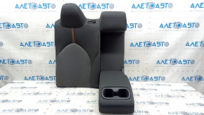 Rear seat, 2nd row, upper right, Toyota Camry v70 18-19, black cloth, with armrest, dry cleanable