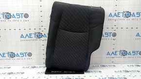 Rear seat row 2 upper part left Toyota Rav4 19-25 rag, black, hybrid, scratches on plastic, dented
