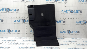 Rear seat row 2 upper part left Toyota Rav4 19-25 rag, black, hybrid, scratches on plastic, dented