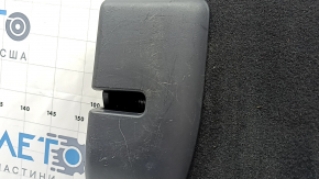 Rear seat row 2 upper part left Toyota Rav4 19-25 rag, black, hybrid, scratches on plastic, dented