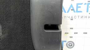Rear seat, 2nd row, upper part, right, Toyota Rav4 19-25, cloth, black, hybrid, with belt, needs cleaning, scratch on plastic, dented