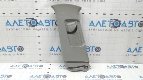 Left center pillar trim, upper belt, Toyota Rav4 19-24, gray, worn, needs cleaning