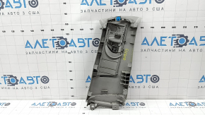 Left center pillar trim, upper belt, Toyota Rav4 19-24, gray, worn, needs cleaning
