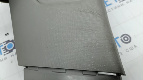 Left center pillar trim, upper belt, Toyota Rav4 19-24, gray, worn, needs cleaning