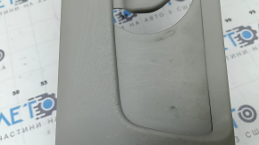 Left center pillar trim, upper belt, Toyota Rav4 19-24, gray, worn, needs cleaning
