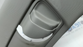 Left center pillar trim, upper belt, Toyota Rav4 19-24, gray, worn, needs cleaning
