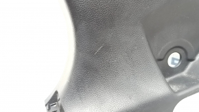 Lower left center pillar trim for Toyota Rav4 19-24, black, scratches