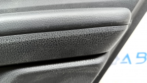 Door trim panel rear right Toyota Camry v70 18-23 black with black plastic insert, rubber armrest, with handle, scratches
