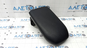 Armrest for Toyota Rav4 19-25, black leather, dry-cleanable