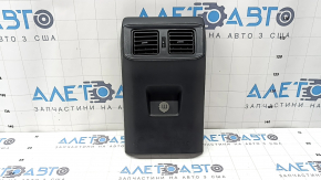 Toyota Rav4 19-24 center console trim with air vent for cigarette lighter, black, scratches, worn